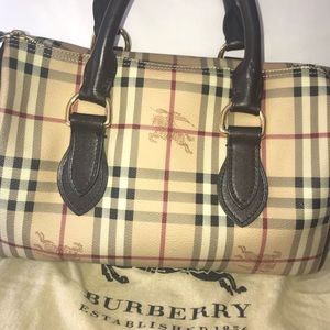 Burberry Bowling Tote Bag Like New